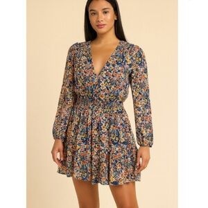 Collective Concepts NWT Multicolor Floral Mini Dress